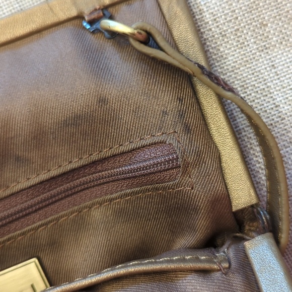 Vintage Leather And Snakeskin Trim Purse - Picture 9 of 9